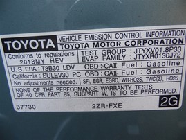 2018 Toyota Prius Sea Green 1.8L AT #Z23472